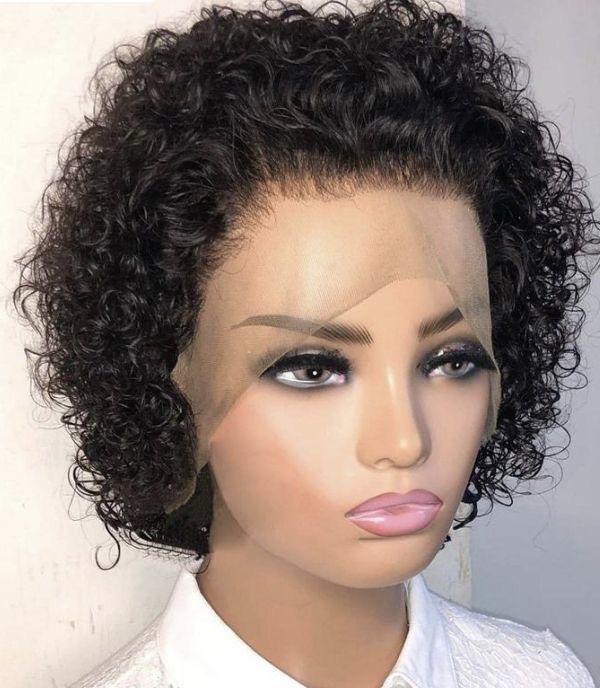SHORT PIXIE WIG CURLY