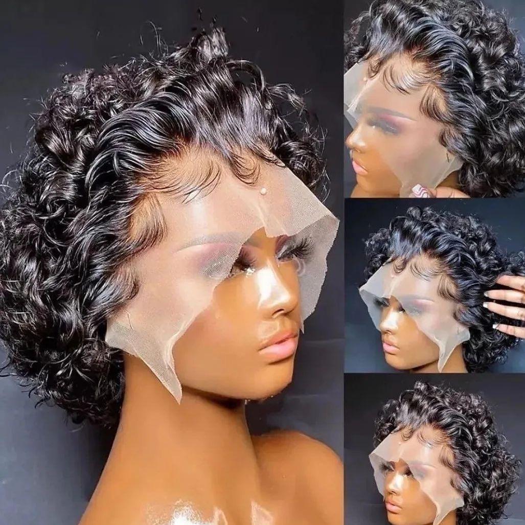 SHORT PIXIE WIG CURLY