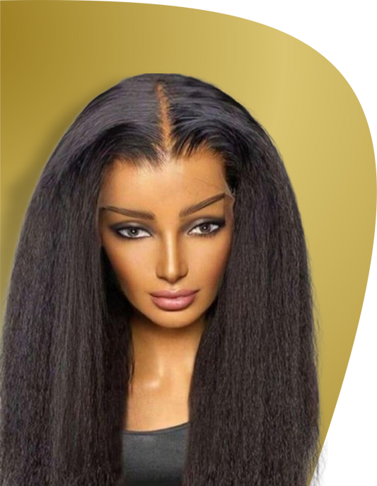 KINKY STRAIGHT WIG (STANDARD 18")